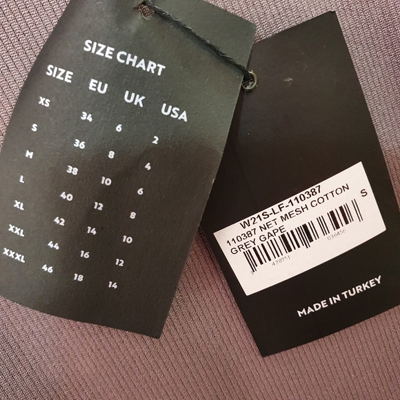 Beautiful Bodycon Midi dress  mesh sheer detail lavender size 6 cotton - Picture 4 of 4